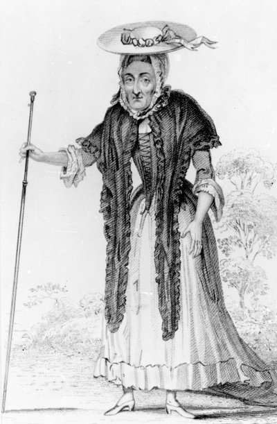 Jane Lewson, remarkable for her age and peculiarities, 1821 by Robert Cooper